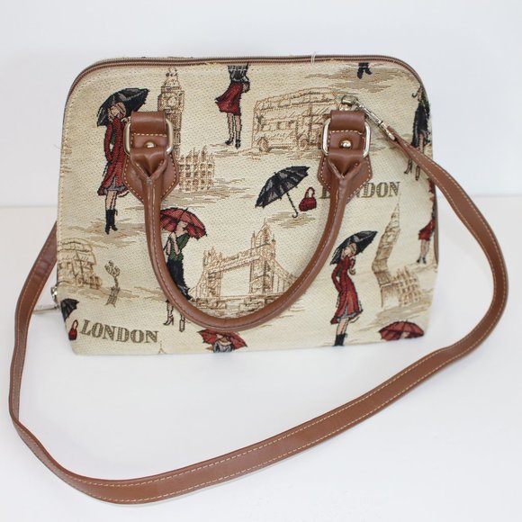 Signare London Tapestry Shoulder/HandBag - Picture 5 of 8